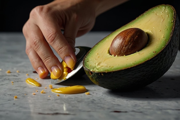 Techniek voor het snijden van avocado's