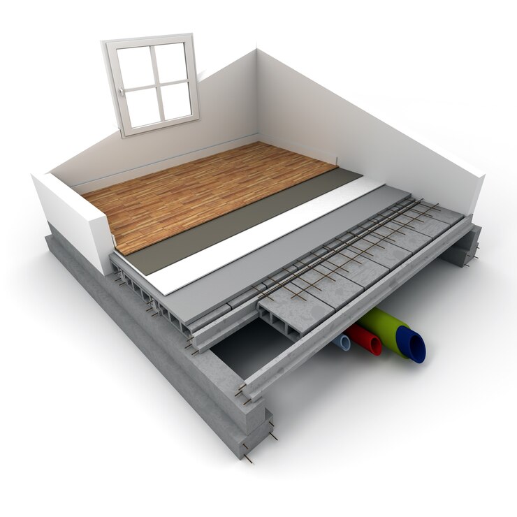 Technische details voor een woningbouw