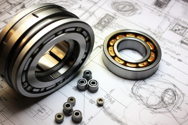 Technische tekeningen met de kogellagers