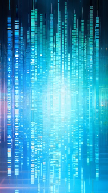 Technological digital data background