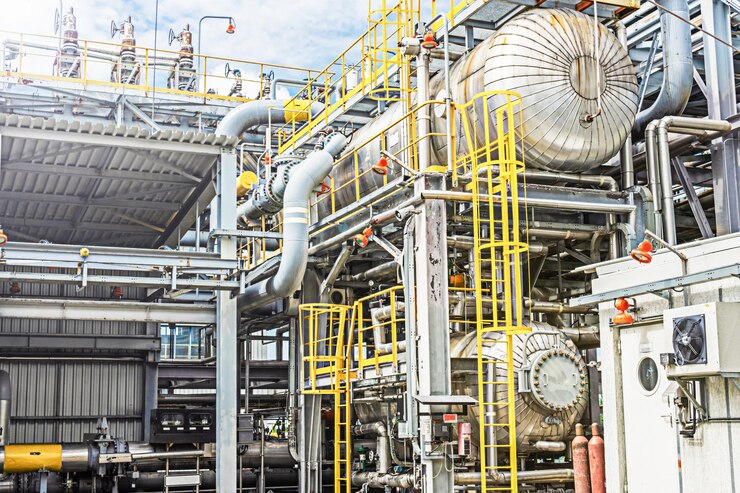 The technological equipment of the valve was cut off by installations for the production of liquefied gas.