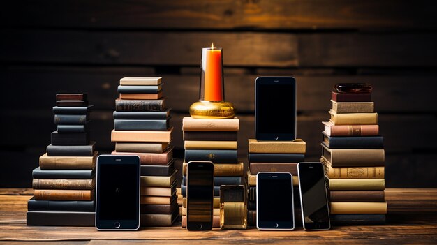 Premium AI Image  Technological Evolution The Rise of Tablets