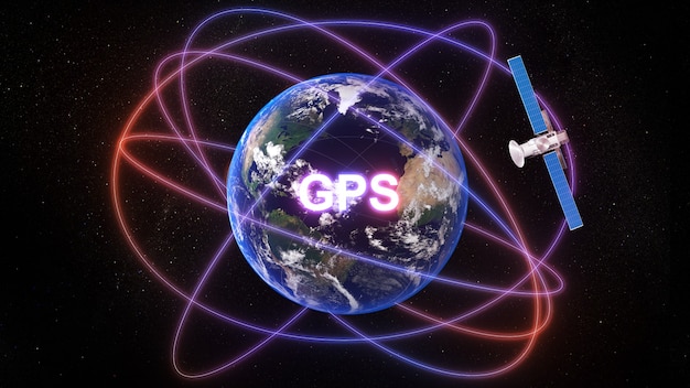 Technologiecommunicatie GPSstandaard generieke term voor satellietnavigatiesystemengps-technologie