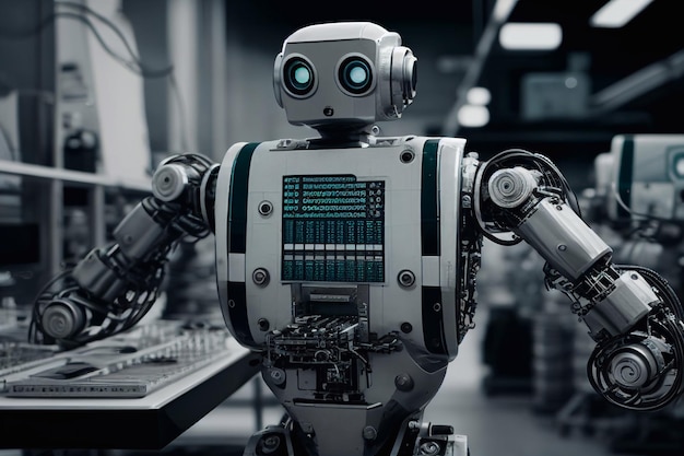 자동화 및 로봇 공학 기술 AI 생성