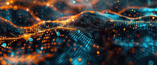 Technology Abstract Blockchain Data Patterns Technology Abstract Background