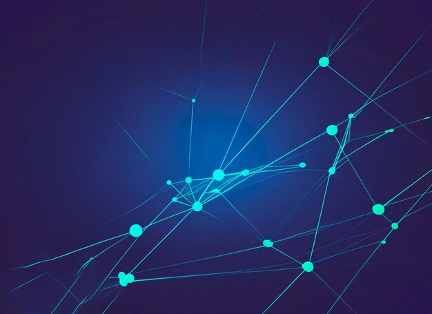 Foto sfondo di linee blu di tecnologia