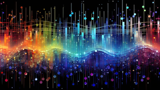 Photo technology digital music background