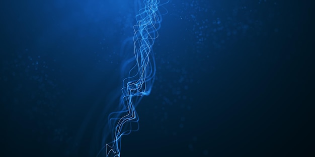 Technology digital wave background