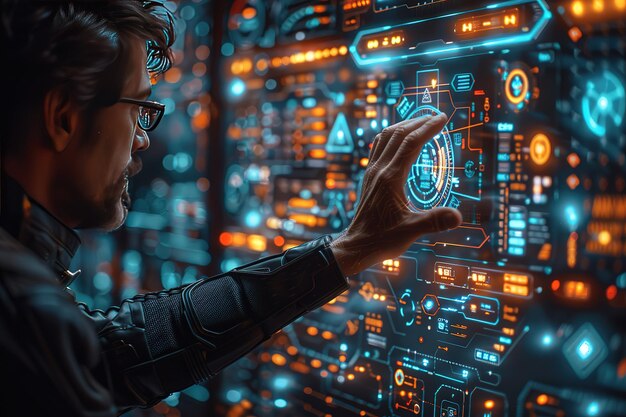 technology engineer computer man system network technician information communication