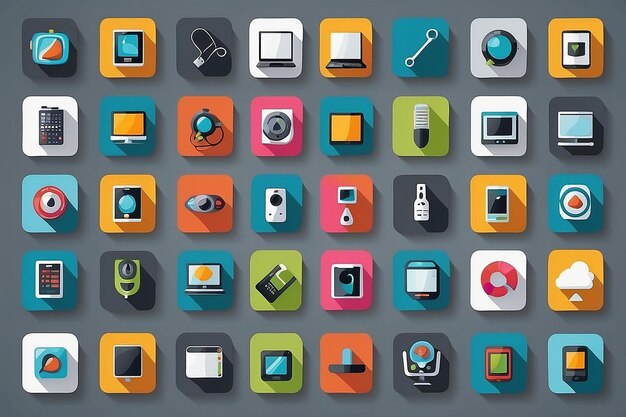 Photo technology icons