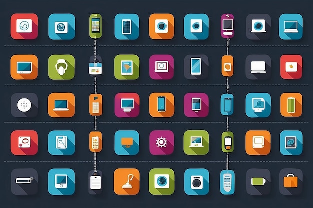 Photo technology icons