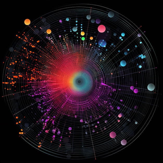 Foto uno sfondo di intelligenza artificiale dell'illustrazione di tecnologia