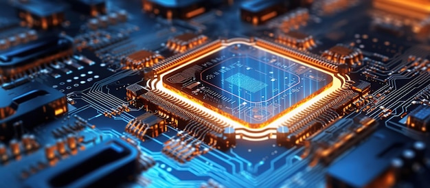 technology image circuit board and html code