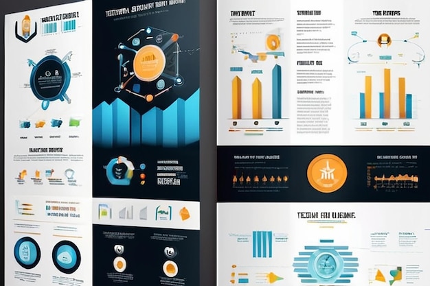 Photo technology infographic template