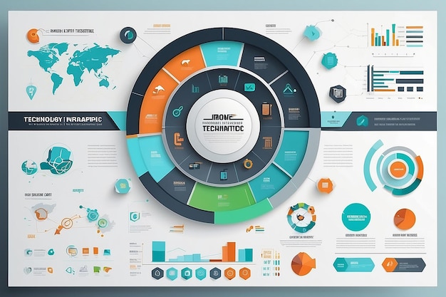 Шаблон технологической инфографики