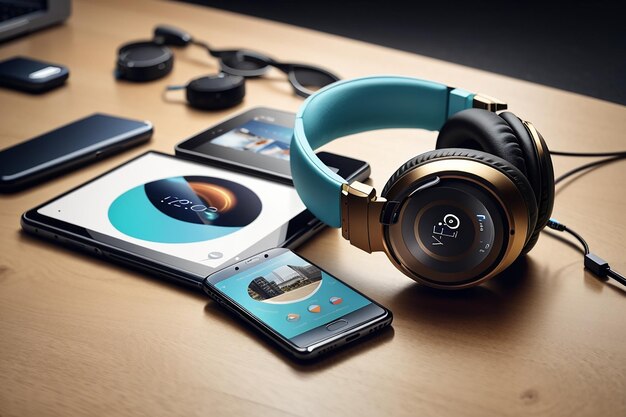 Technology Mockups Display designs on tech gadgets like headphones or smartwatches