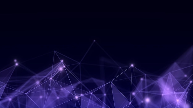 Technology network connection artificial intelligence Abstract business design Futuristic networks