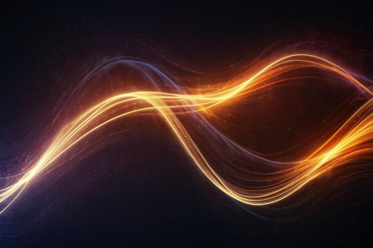 Photo technology particle abstract background