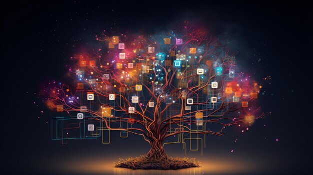 Technology tree AI generative