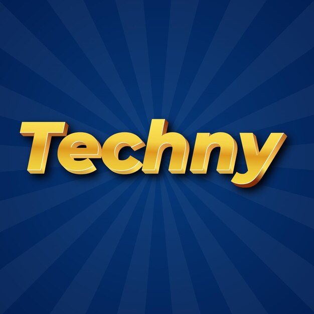 Techny text effect gold jpg attractive background card photo