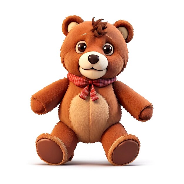 Photo teddy bear cartoon