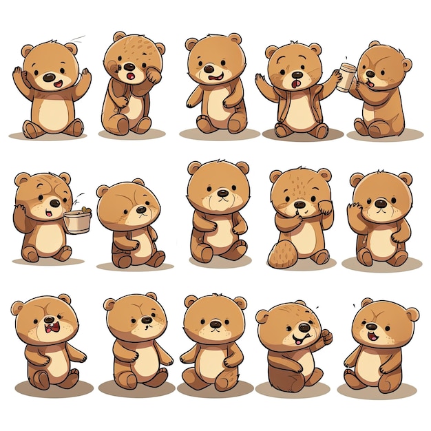 Foto orso di peluche clipart