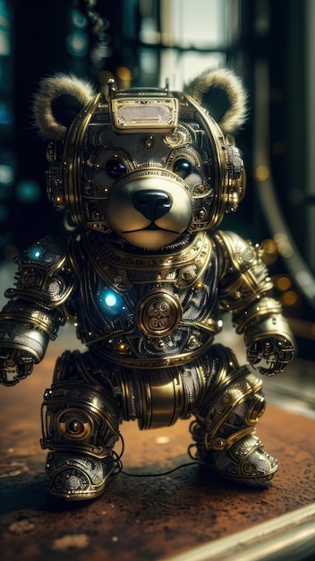 A teddy bear from the movie iron man.