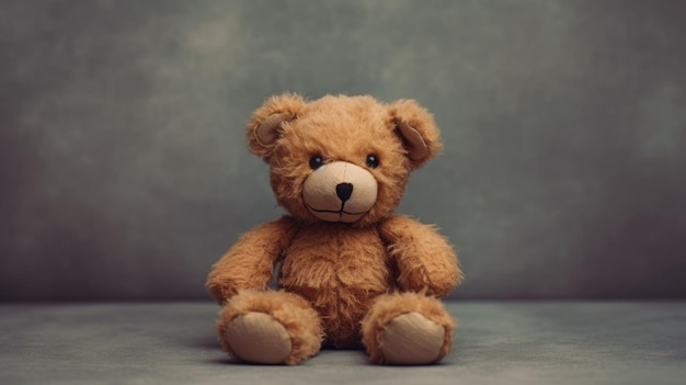 teddy bear image with plain background