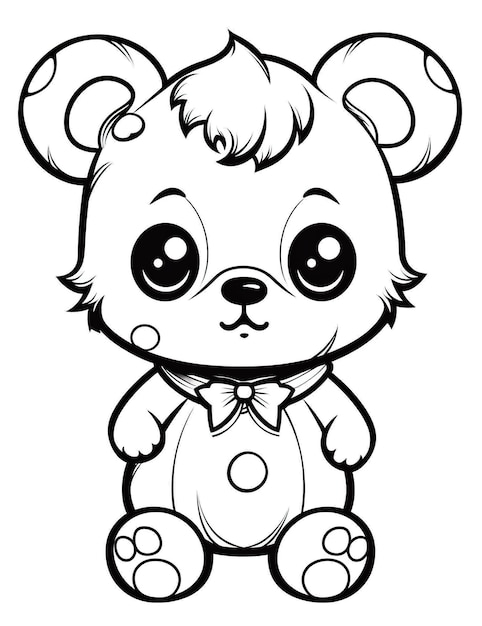 One Sad Teddy Bear Big Eyes Stock Illustration 272850068