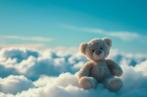 테디 베어스 는 구름 위 에서 기묘 한 만남 을 꿈꾸고 있다