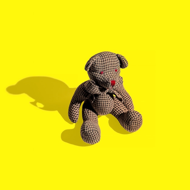 Photo teddy toy minimal vintage