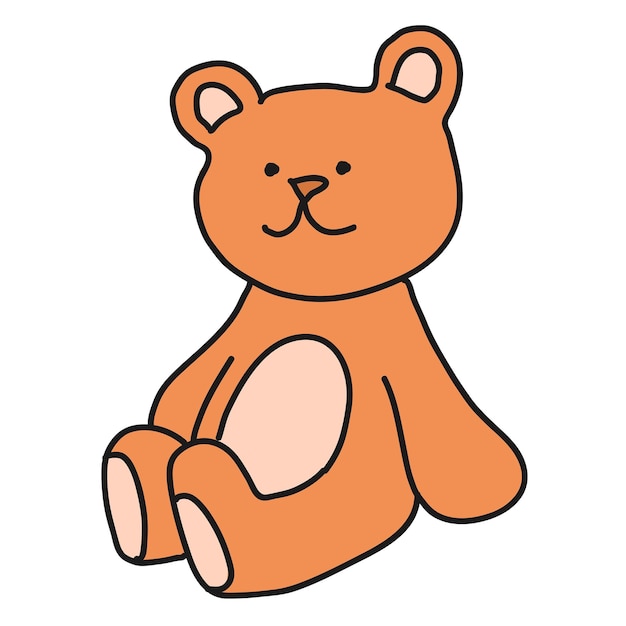 Teddybeer png sticker pop doorzichtige achtergrond