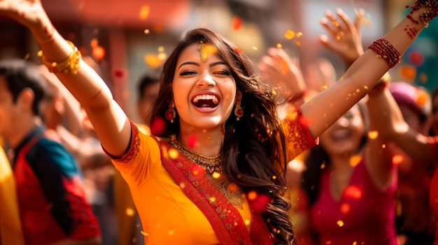 teej festival viering fotoshoot vrouwen vieren