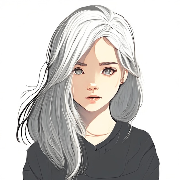 십대 소녀 귀여운 소녀 그림