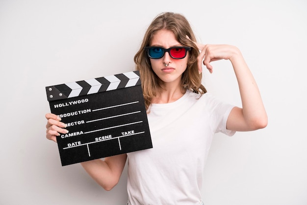 Concetto di film e film per ragazze adolescenti