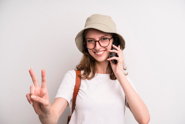 Concetto turistico della ragazza dell'adolescente