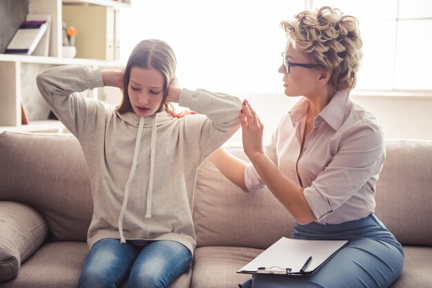 Adolescente presso lo psicoterapeuta