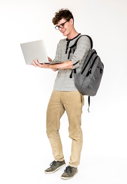 A Teenager Student is in a Shoot