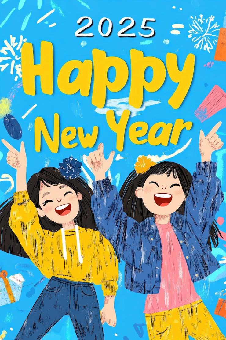 여러 나라 의 십대 들 이 새해 축제 에 참여 한다
