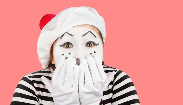 teenagers in the image of mimes