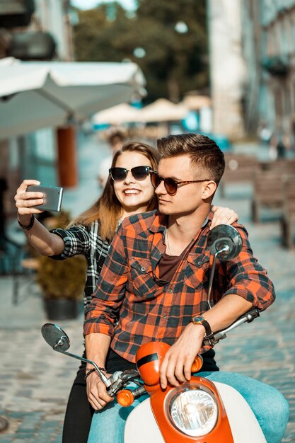 Teenagers Makes Selfie