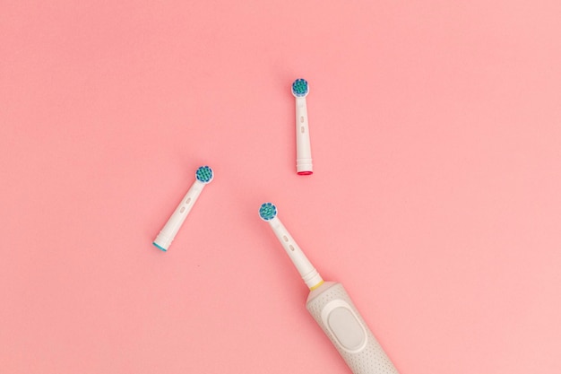 Teeth counter on a pink background