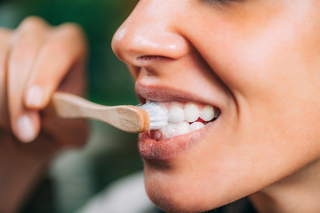 Teeth Whitening Using Black Charcoal Toothpaste at Home