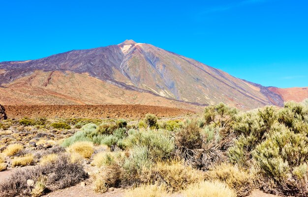 カナリア諸島テネリフェ島のテイデ火山（ピコデルテイデ）