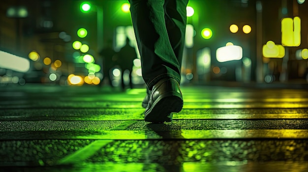 Teken groen licht lopen