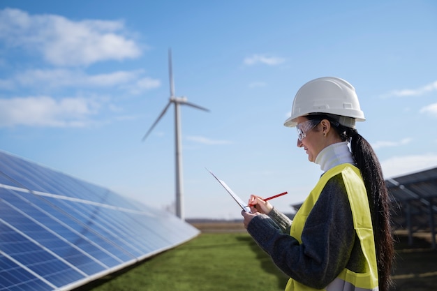 Tekenplan van de ingenieur met middelgroot schot