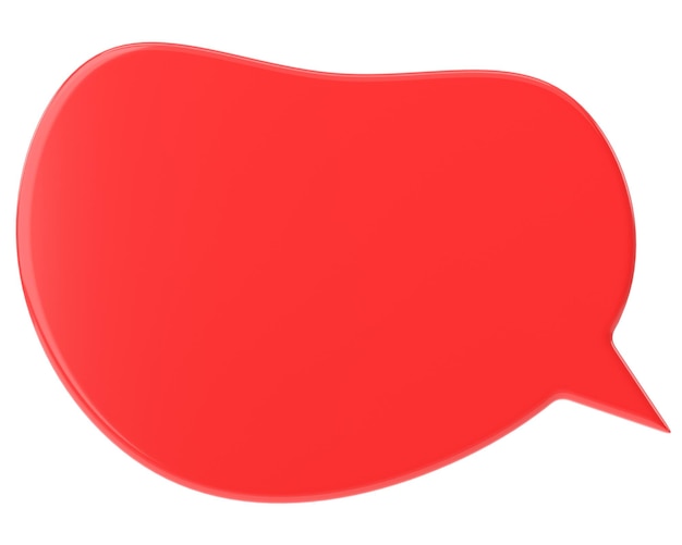 Tekstballon Chatballon Tekstvak 3D illustratie