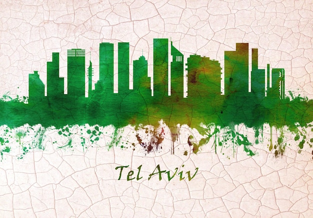 Tel Aviv Israel skyline