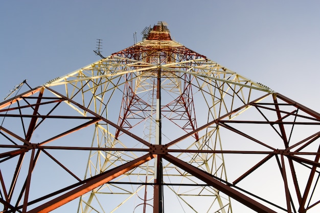 Telecommunicatiemast tv-antennes draadloze technologie