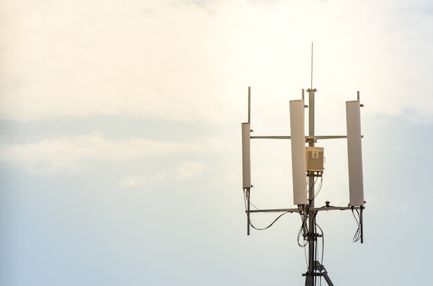 Telecommunication Tower. Cell Phone Signal Tower